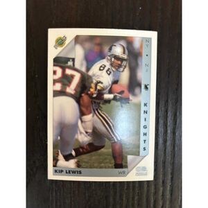Ultimate WFL World Football League Kip Lewis #101 NY NJ Knights Card 1992